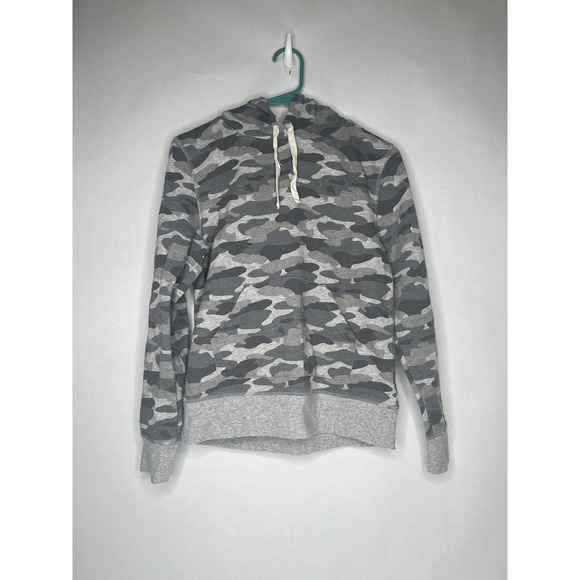 Amazon Essentials Hoodie Gray Size XS Camp Camouflage Sweatshirt Women's - Picture 1 of 6